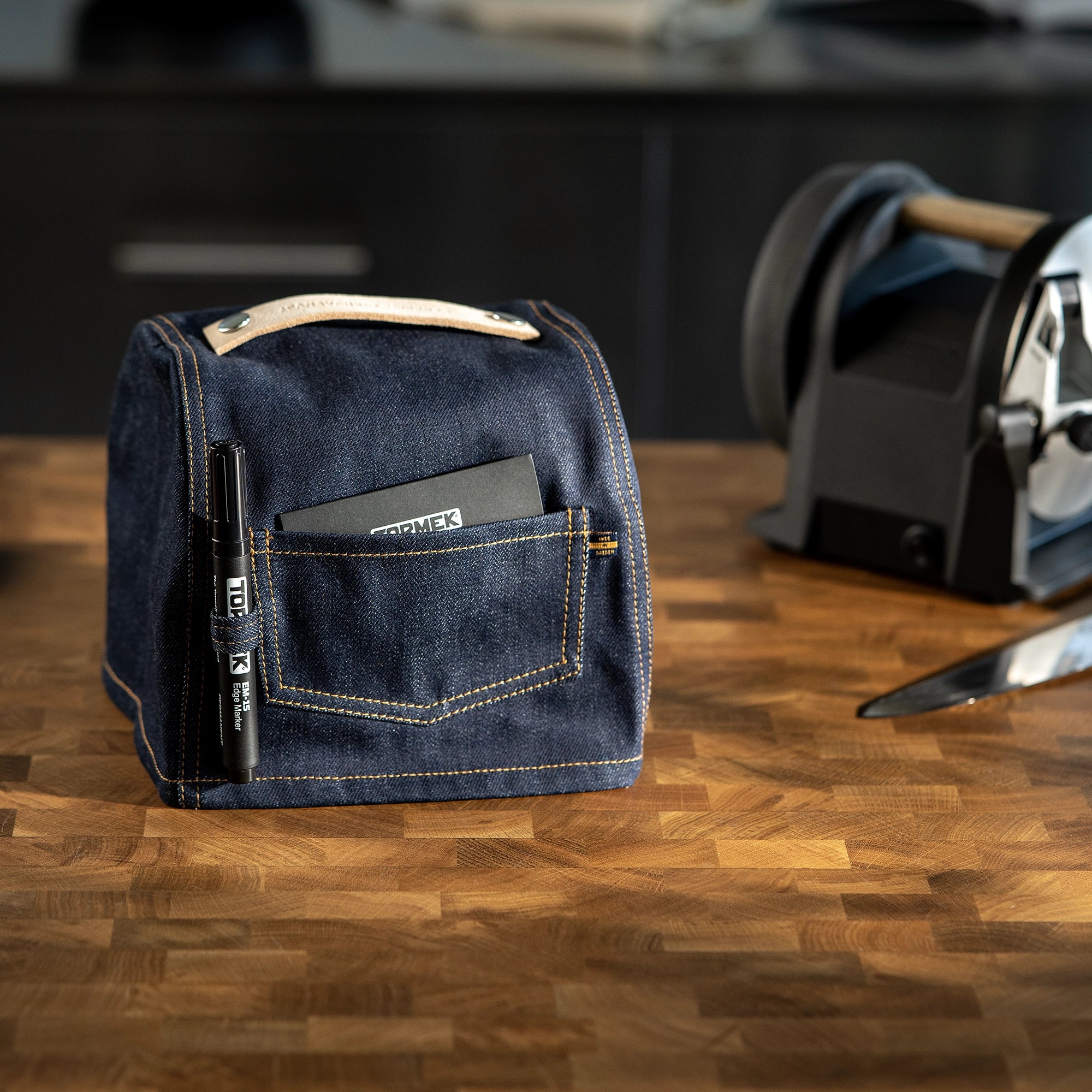 Cover for Tormek T-1 in Denim