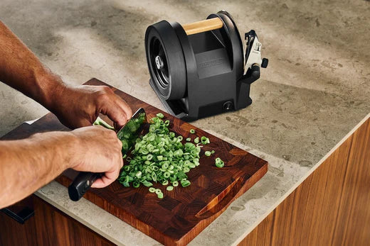 The First Real Knife Sharpener for the Home Chef