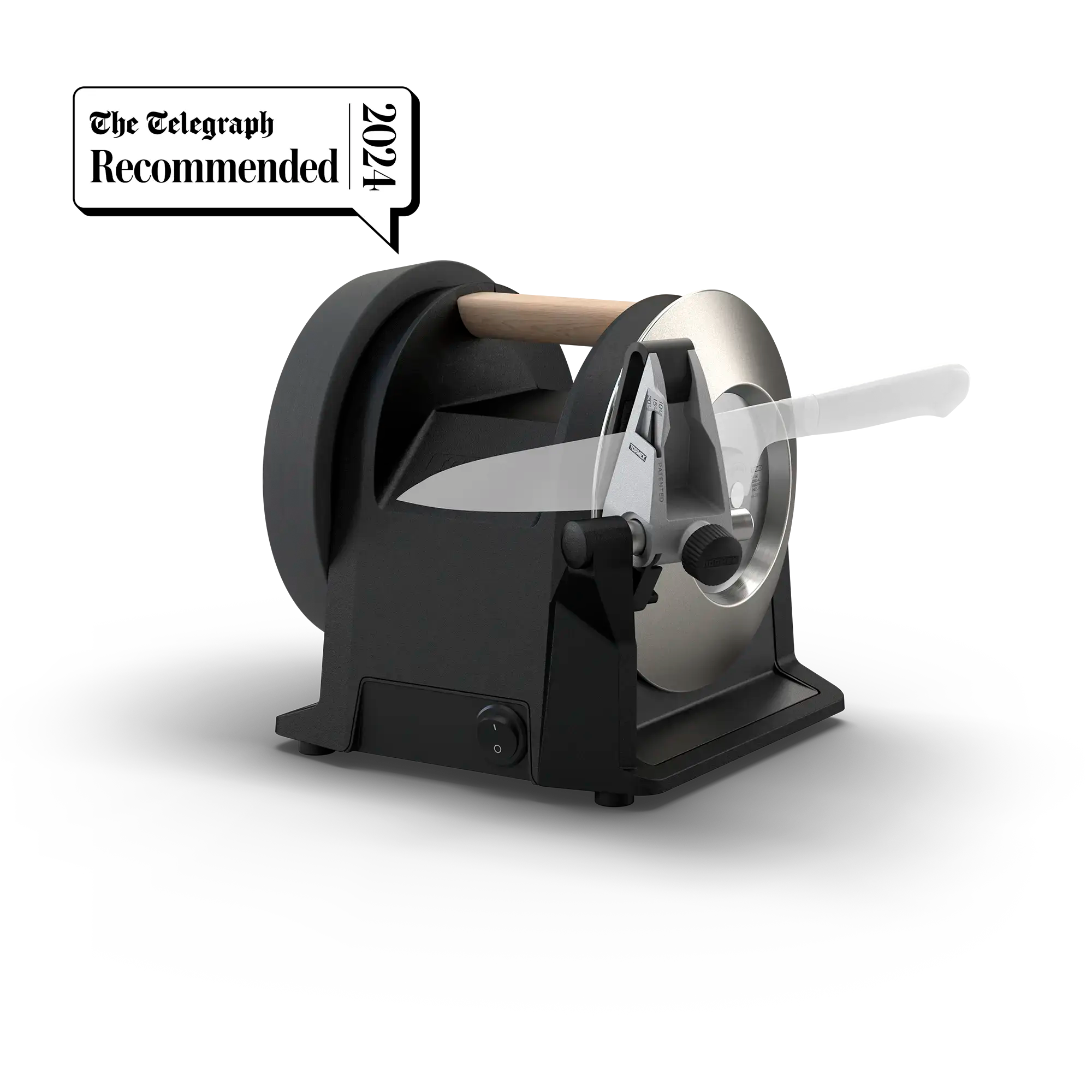 The Telegraph recommend the Tormek T-1 Kitchen Knife Sharpener